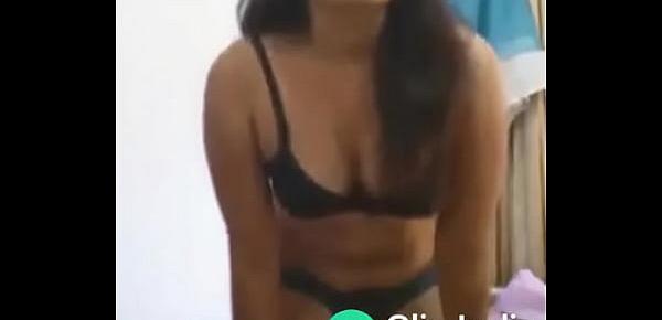 Cute Indian girl stripping